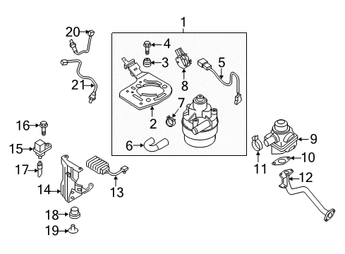 2004 Mazda RX-8 A.I.R. System Diagram
