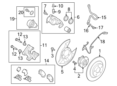 2023 Mazda CX-50 Parking Brake Diagram