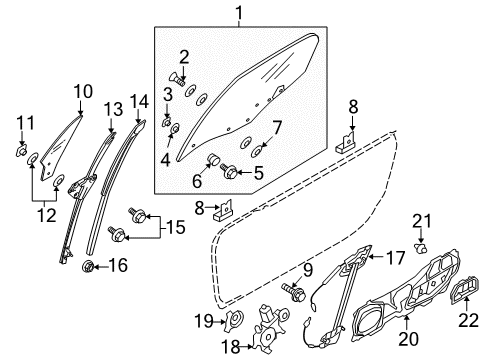 2011 Mazda MX-5 Miata Door Diagram