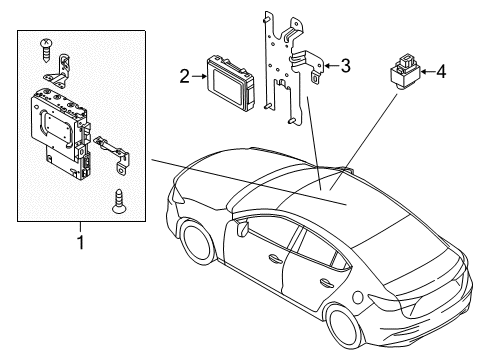 2014 Mazda 3 Communication System Components