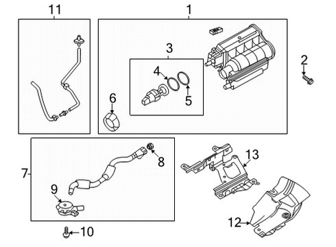 2016 Mazda CX-3 Emission Components Diagram