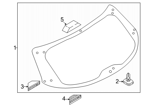 2025 Mazda CX-70 Glass - Lift Gate