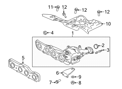 2012 Mazda 2 Exhaust Manifold Diagram