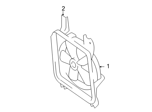 1999 Mazda Miata A/C Condenser Fan Diagram
