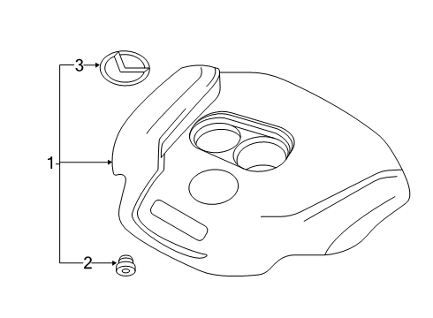 2025 Mazda CX-5 Engine Appearance Cover Diagram 2