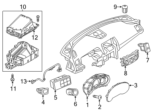 2018 Mazda 6 Trunk Diagram