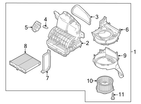 2025 Mazda CX-50 Blower Motor & Fan