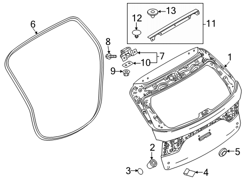 2024 Mazda CX-90 Gate & Hardware