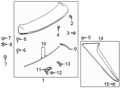 2024 Mazda CX-30 Rear Spoiler