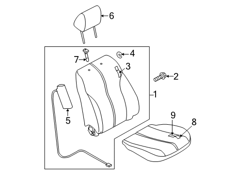 2013 Mazda 2 Front Seats