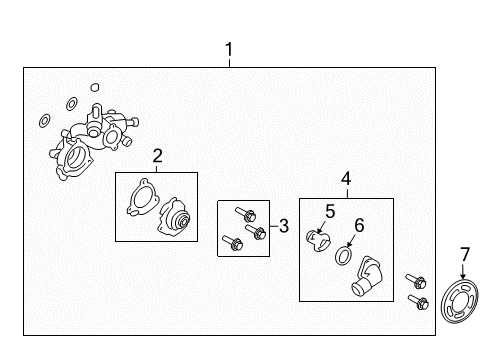2011 Mazda Tribute Water Pump Diagram 2