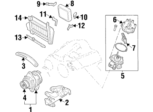 1996 Mazda MPV Alternator Diagram