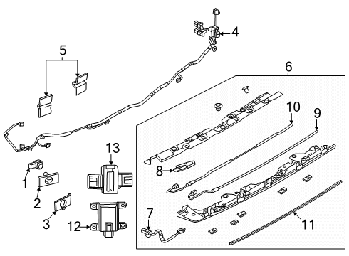 2025 Mazda CX-70 Electrical Components - Rear Bumper