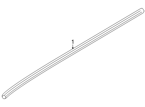 2010 Mazda Tribute Exterior Trim - Roof Diagram 2