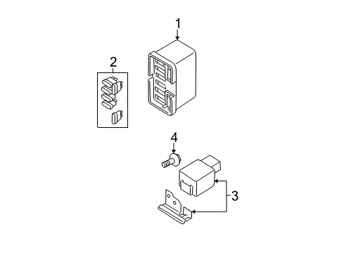 2009 Mazda RX-8 Electrical Components Diagram