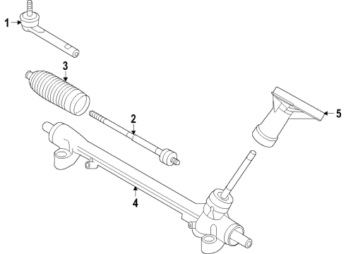 2018 Mazda CX-9 Steering Gear & Linkage Diagram 2