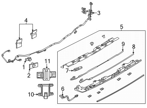 2024 Mazda CX-90 Electrical Components - Rear Bumper