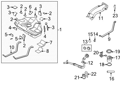 2006 Mazda 6 Senders Diagram 2