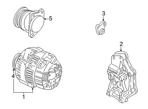 2001 Mazda Millenia Belts & Pulleys - Maintenance Diagram 3