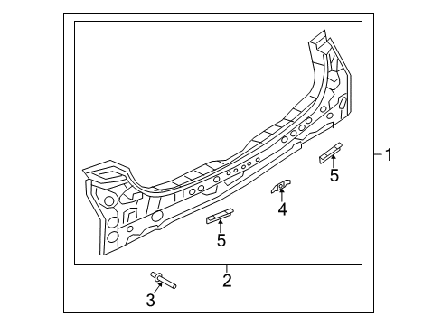 2014 Mazda 3 Rear Body