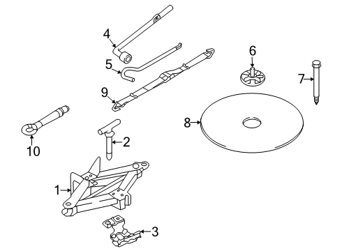 2025 Mazda CX-70 Jack & Components