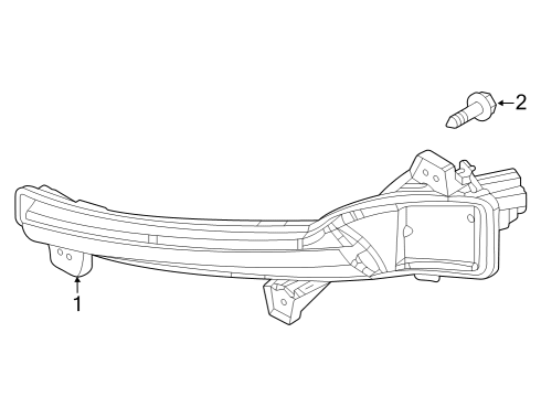 2025 Mazda CX-50 Daytime Running Lamp Components