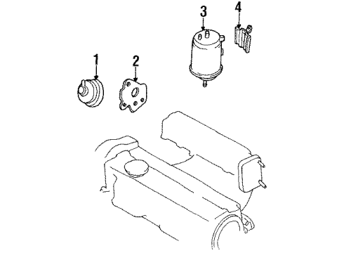 1989 Mazda MX-6 EGR System