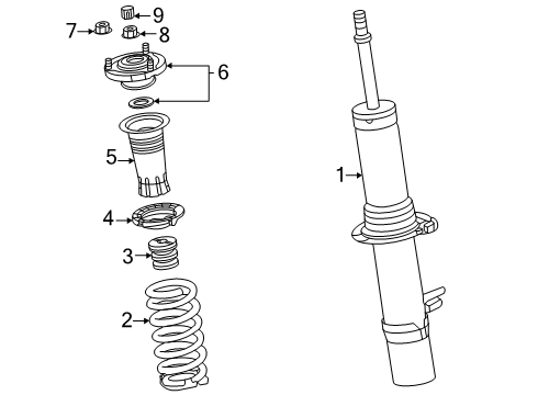 2024 Mazda CX-90 Struts & Components