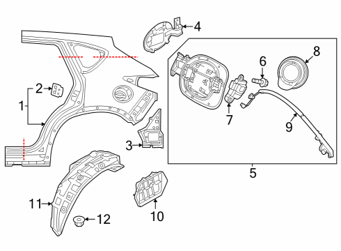 2025 Mazda CX-50 Fuel Door