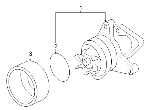 2008 Mazda Tribute Water Pump Diagram 2