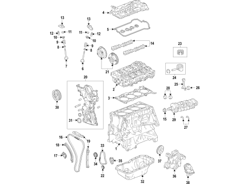 2022 Mazda CX-9 Balance Shafts Diagram