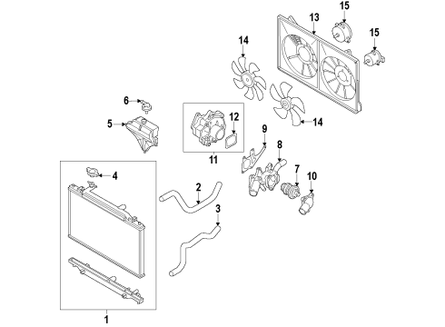 2018 Mazda 3 Cooling System Diagram