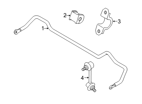 2012 Mazda CX-7 Stabilizer Bar & Components Diagram 5