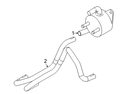 2012 Mazda 3 Trans Oil Cooler - Belts Diagram 2
