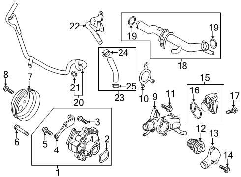2020 Mazda CX-5 Water Pump Diagram 2