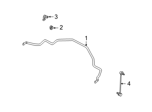 2002 Mazda MPV Stabilizer Bar & Components Diagram 2