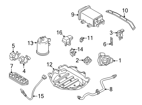 2003 Mazda Protege EGR System Diagram