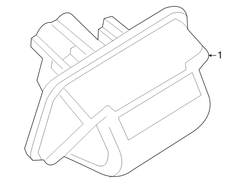 2025 Mazda CX-50 License Lamps