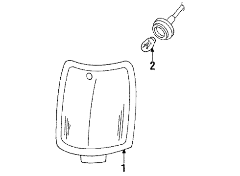 1992 Mazda Navajo Side Marker Lamps Diagram