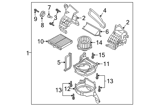 2025 Mazda 3 Blower Motor & Fan Diagram