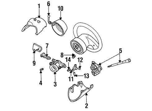 1994 Mazda B3000 Housing & Components Diagram 2