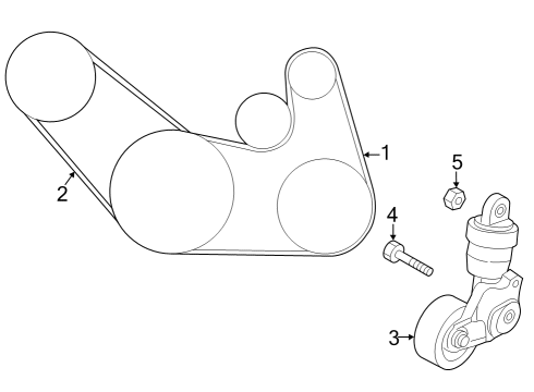 2025 Mazda 3 Belts & Pulleys