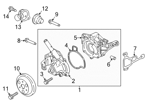 2025 Mazda MX-5 Miata Water Pump Diagram
