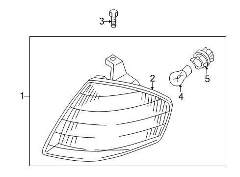 2000 Mazda Protege Park & Signal Lamps Diagram