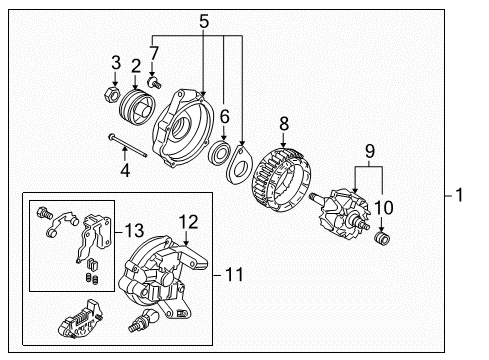 2006 Mazda 5 Alternator Diagram 2