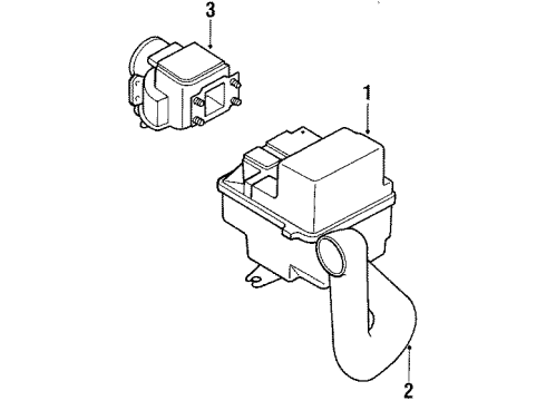 1988 Mazda 323 Air Inlet Diagram