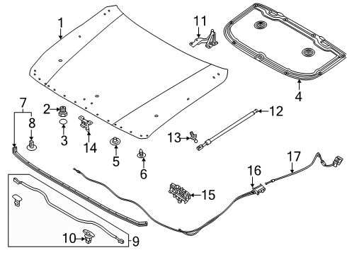 2024 Mazda CX-90 Hood & Components