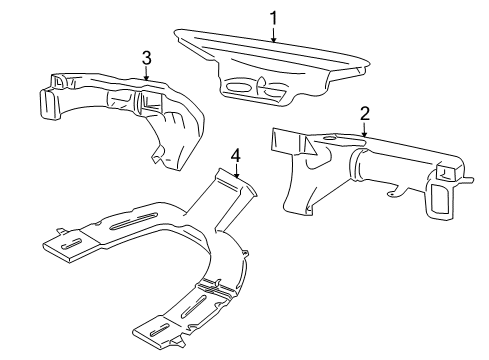 2010 Mazda Tribute Ducts Diagram 2