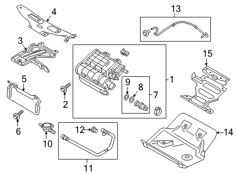 2016 Mazda CX-3 Vapor Canister Diagram