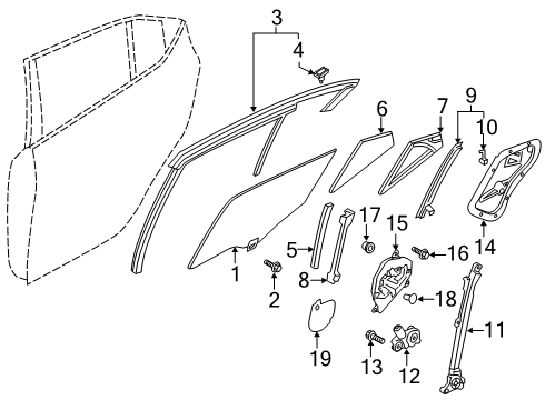 2024 Mazda 3 Rear Door Diagram